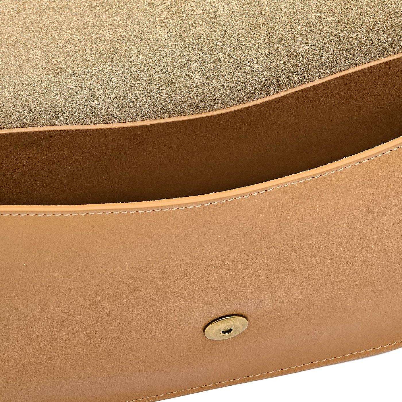 Il Bisonte Atelier Schultertasche Natur Vollleder