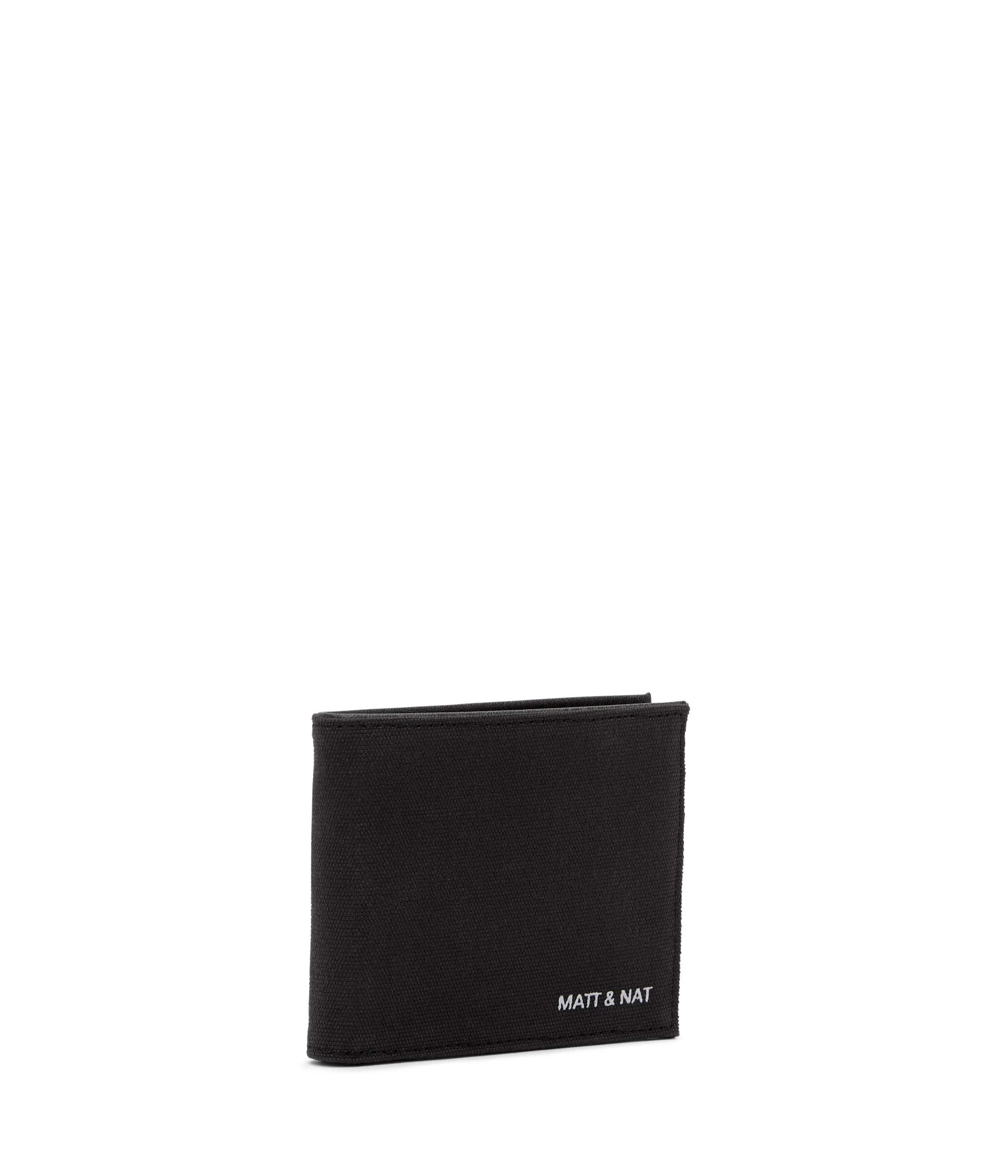 Matt & Nat Rubben Portemonnaie Schwarz Canvas vegan