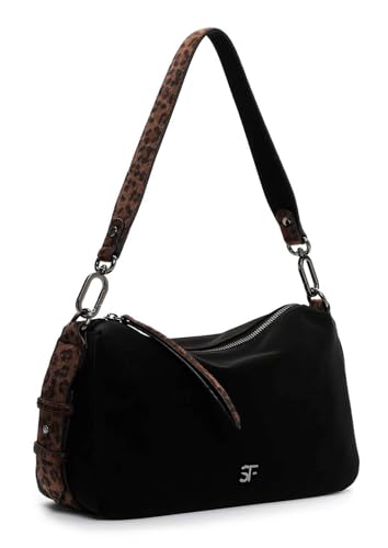 SURI FREY SFY Sammy Handbag Umhängetasche Schwarz Zipper