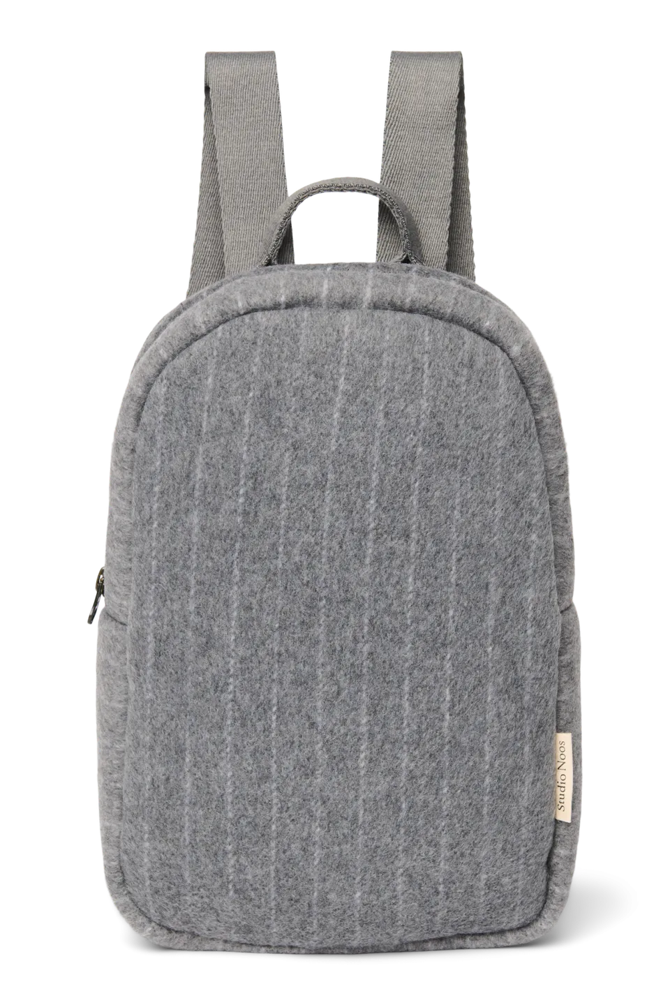 Studio Noos Flannel Chalkstripe Mini Rucksack Hellgrau