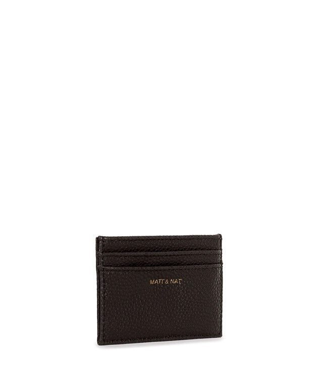 Matt & Nat Max Grain Kartenetui Schwarz 5 Fächer