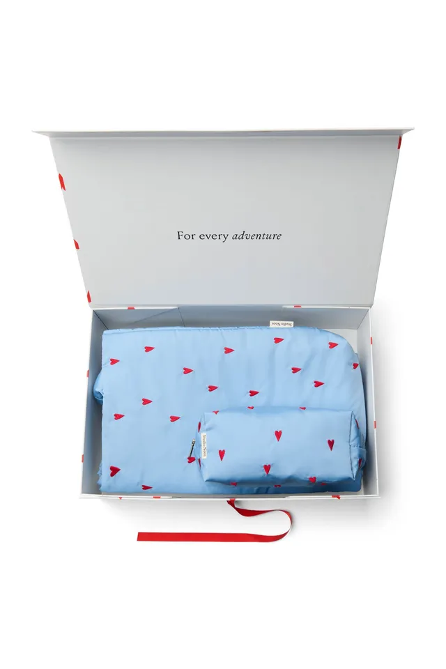 Studio Noos Classic Puffy Geschenkset Light Blue Tasche