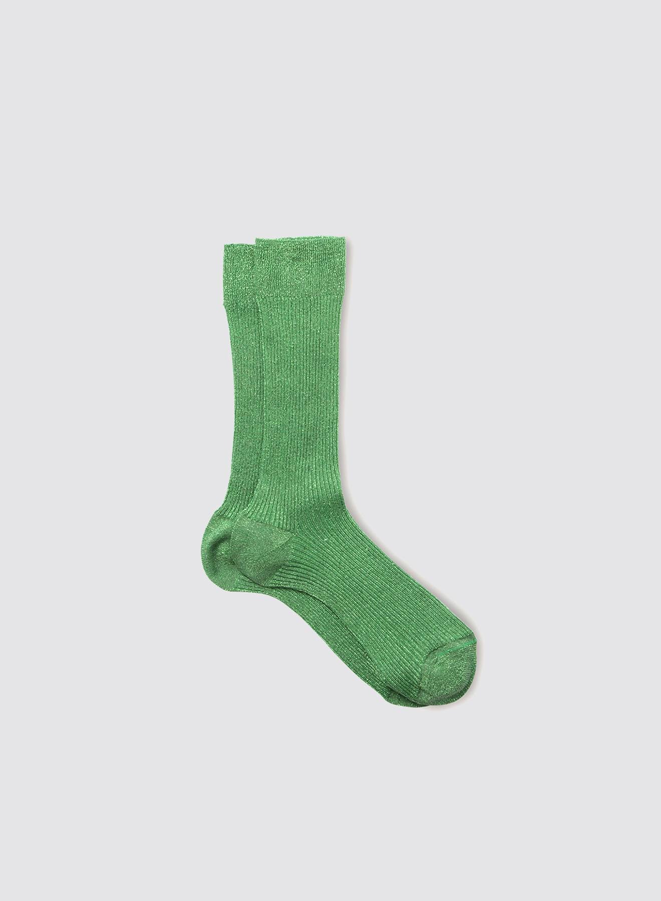 Maria la Rosa WD0B2UN0808 Socken Grün Lurex