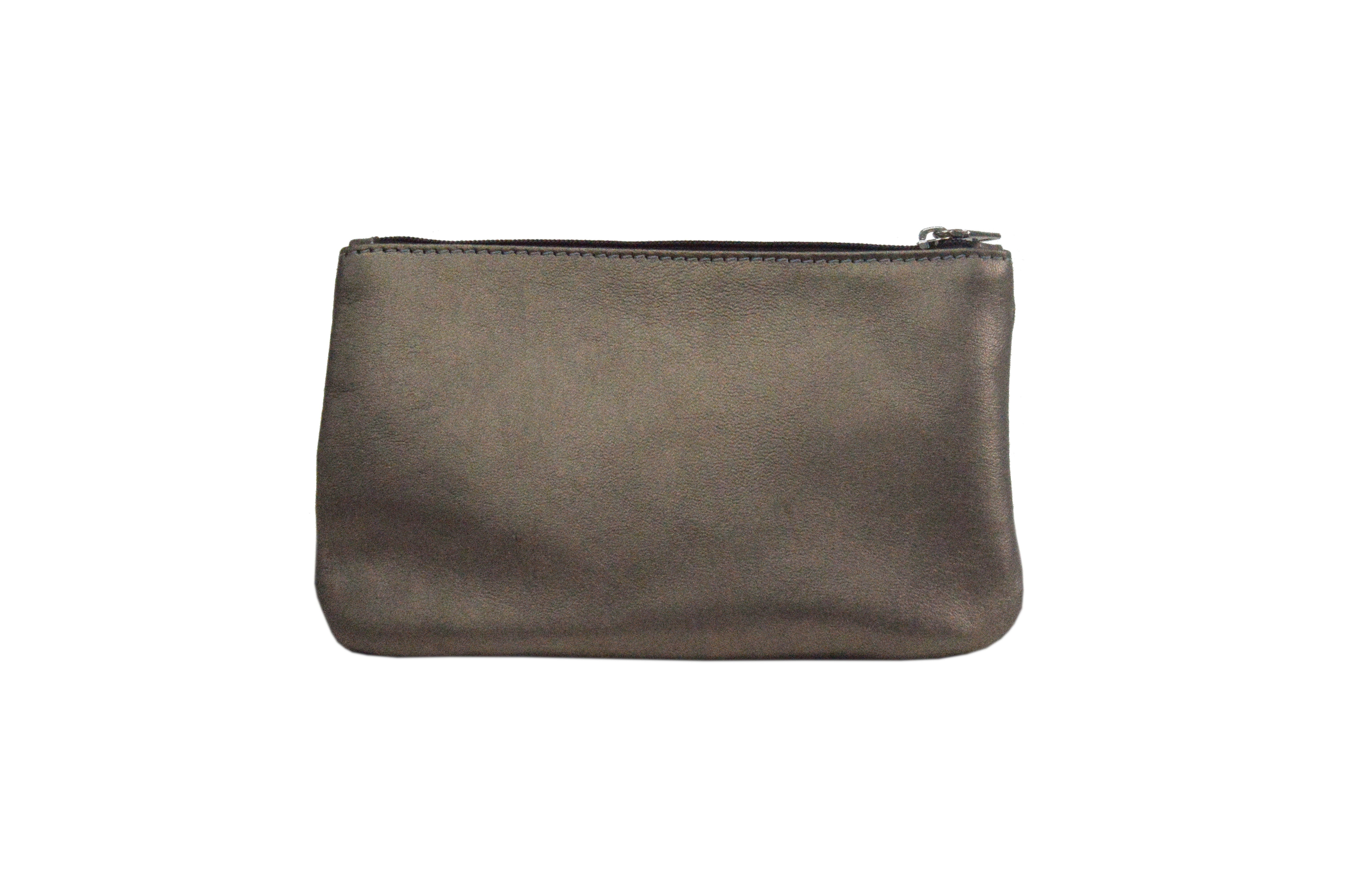 Lamarthe Rive RIV102 Reißverschlusstasche Metallic Grau