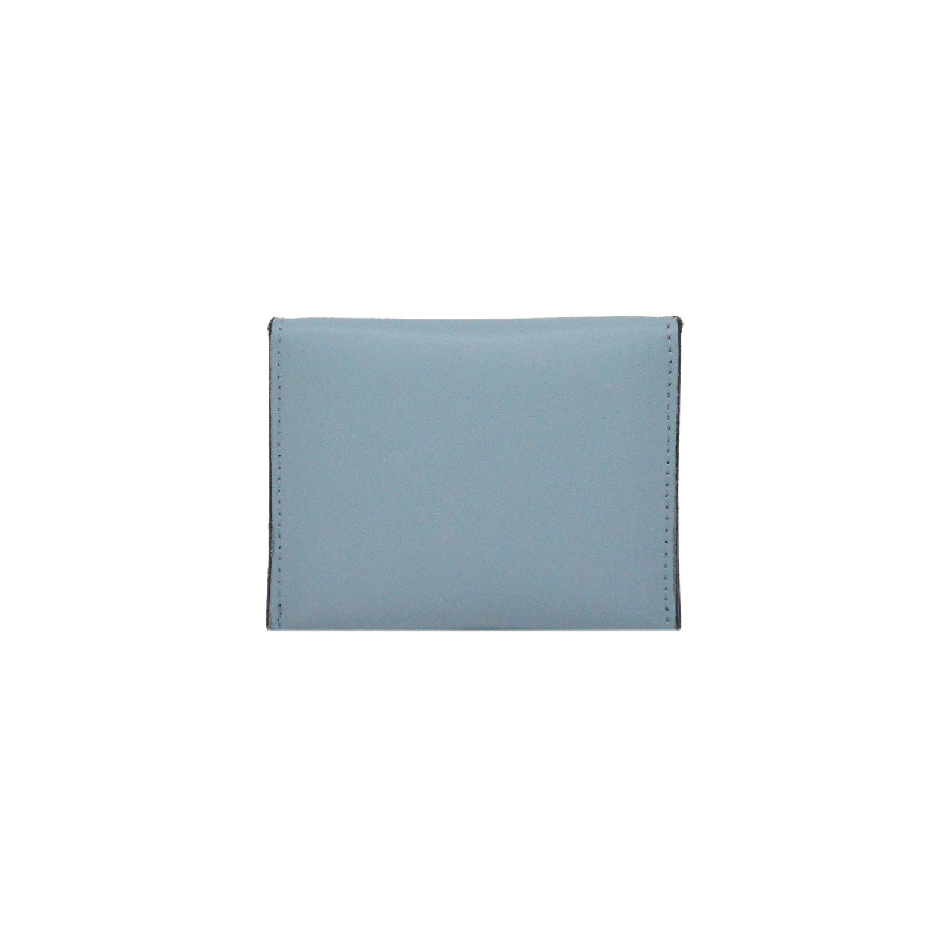 Lamarthe Glamour Clutch Leder Blau Rindsleder