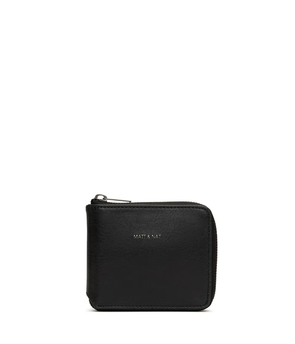 Matt & Nat Watson Vintage Geldbörse Schwarz vegan