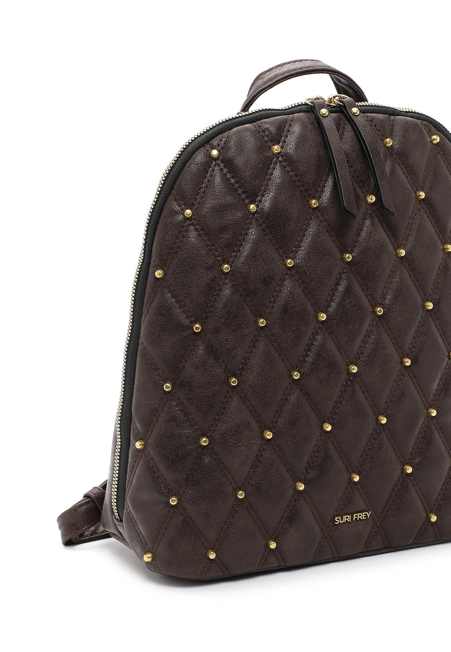 SURI FREY Corey Backpack M Rucksack Braun A4