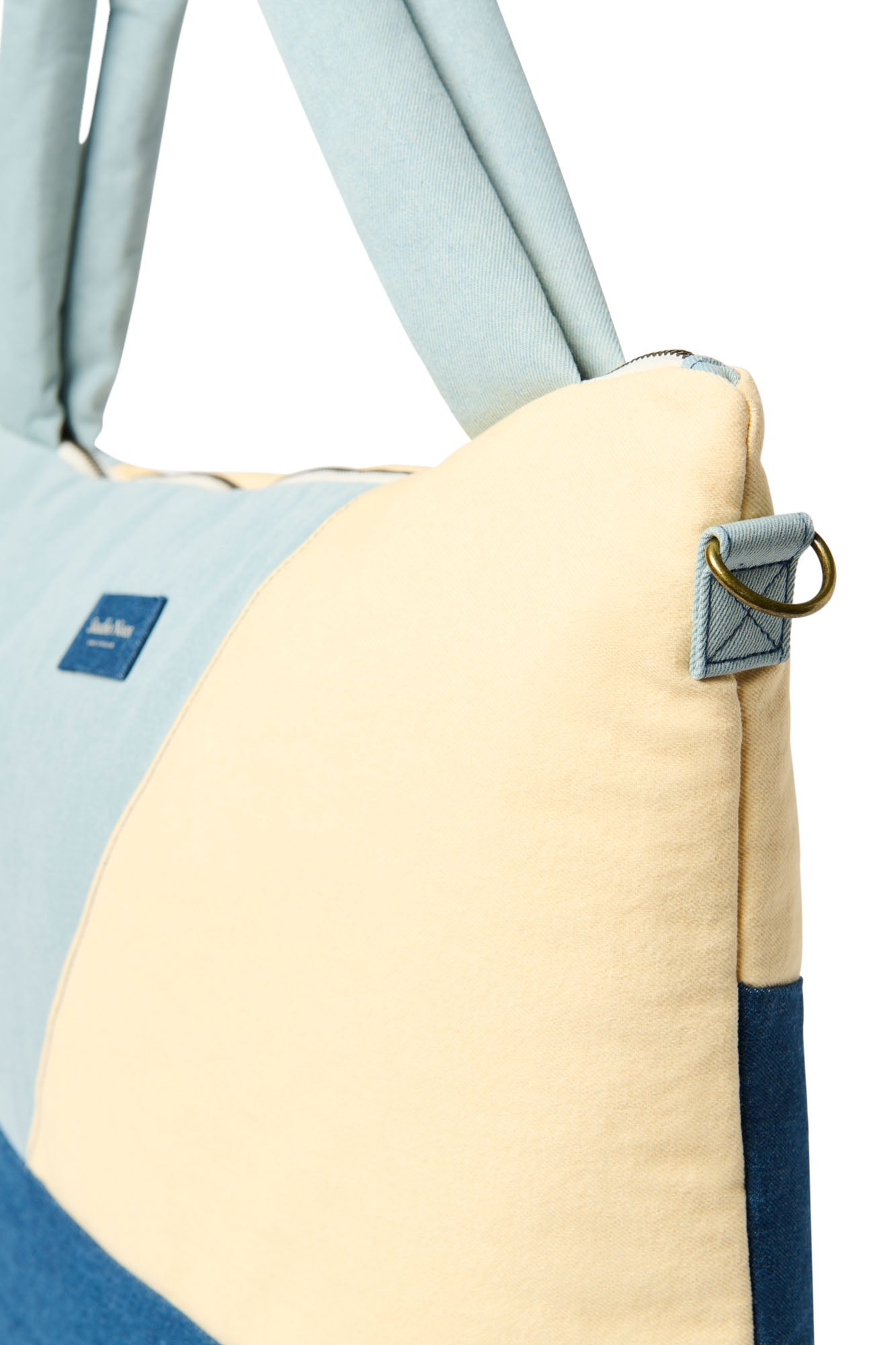 Studio Noos Patchwork Wickeltasche Denim
