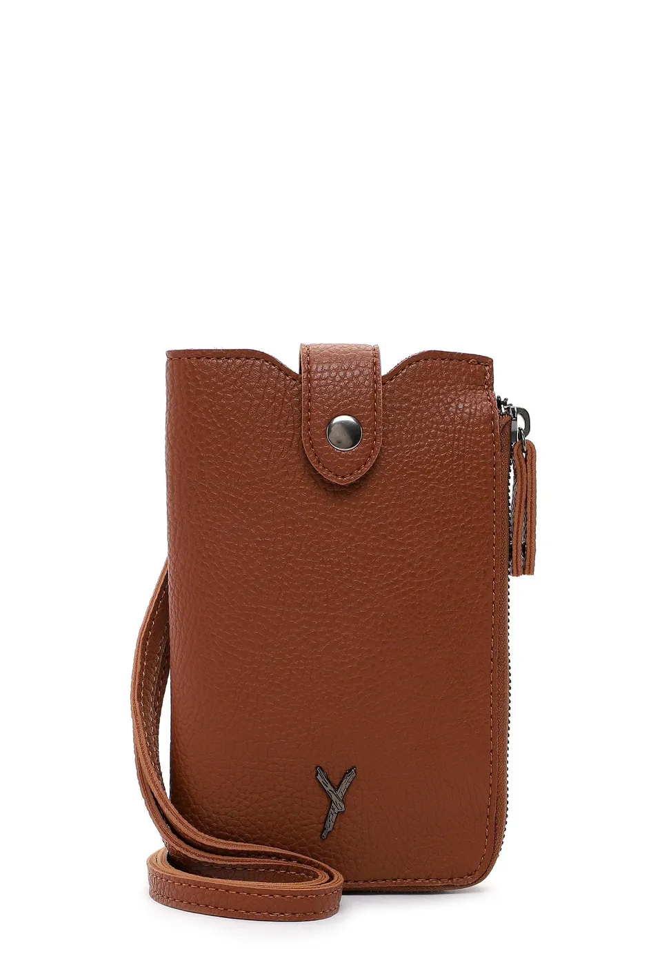 SURI FREY Gitty Smartphonebag Handytasche Darkcognac Polyester