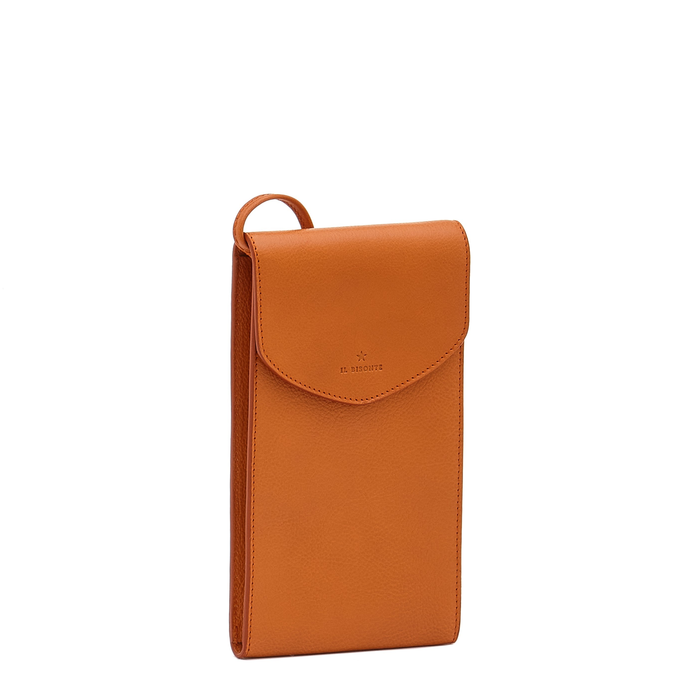 Il Bisonte Bigallo Handytasche Karamell Vollleder