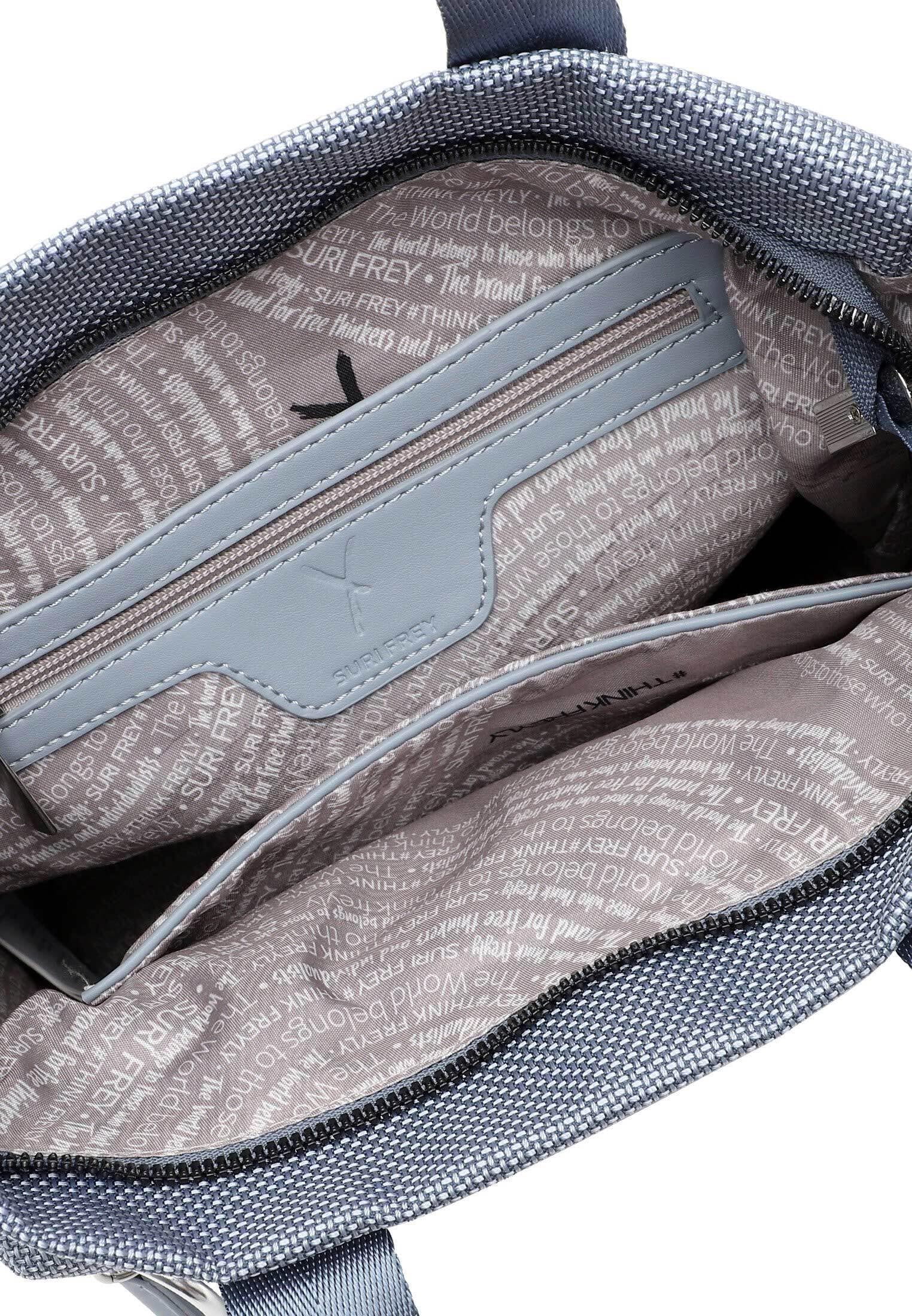 SURI FREY Marry Shopper Schultertasche Crystal Blue groß