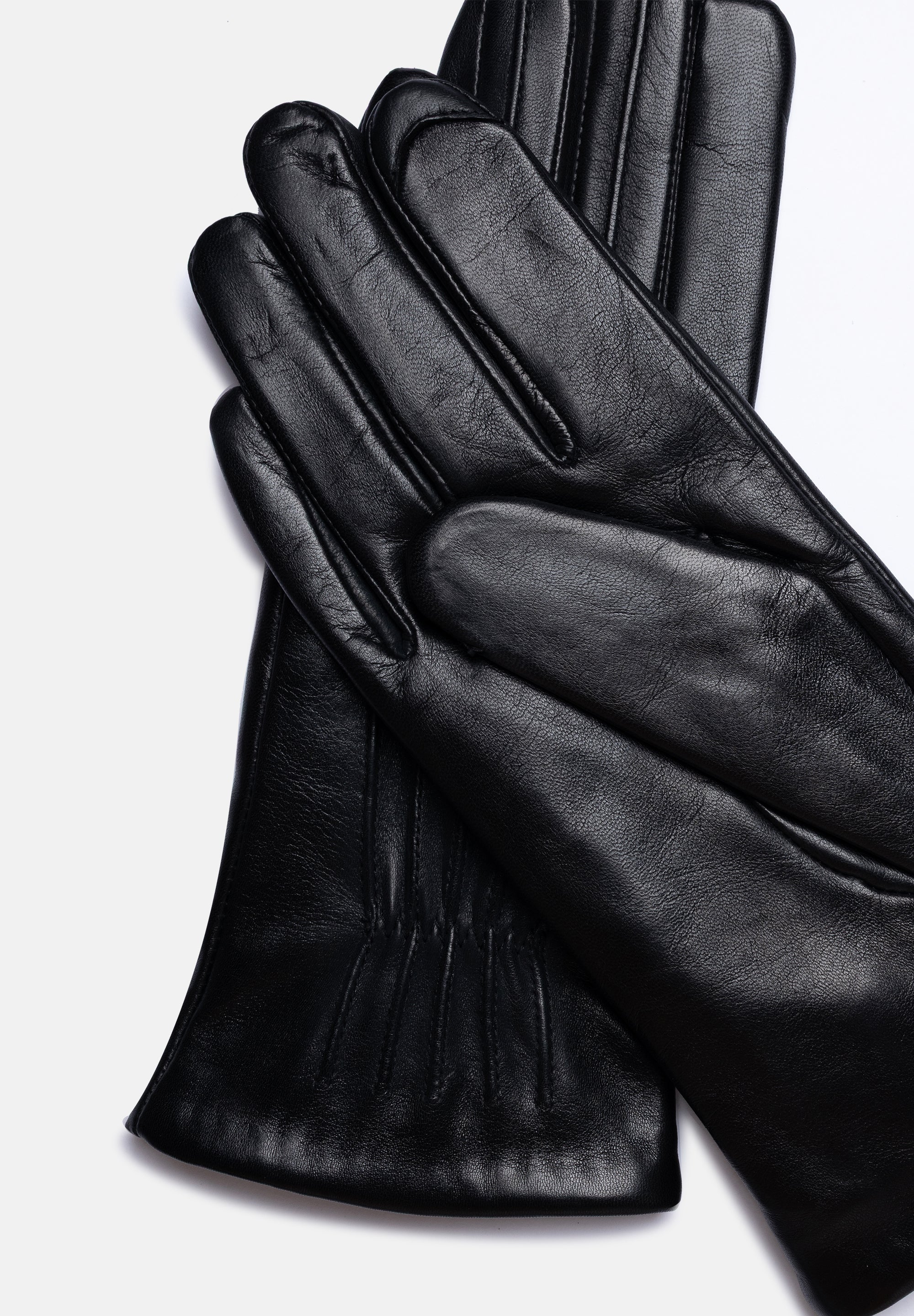 RE:DESIGNED Lacy Lederhandschuhe Schwarz Touch