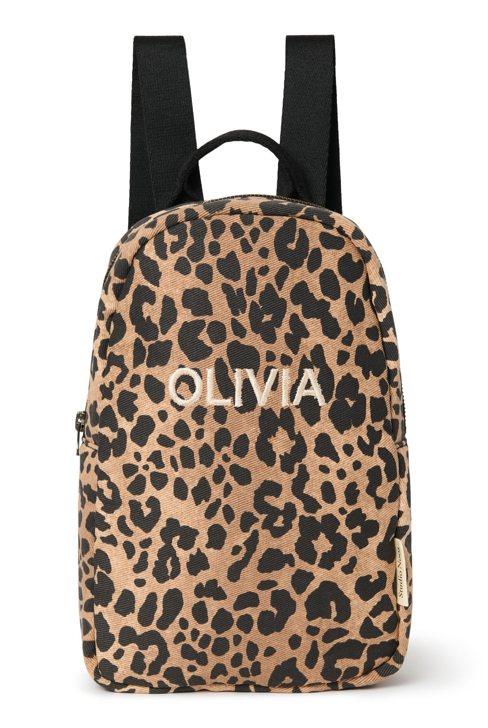 Studio Noos Cotton Mini Rucksack Brown Leopard