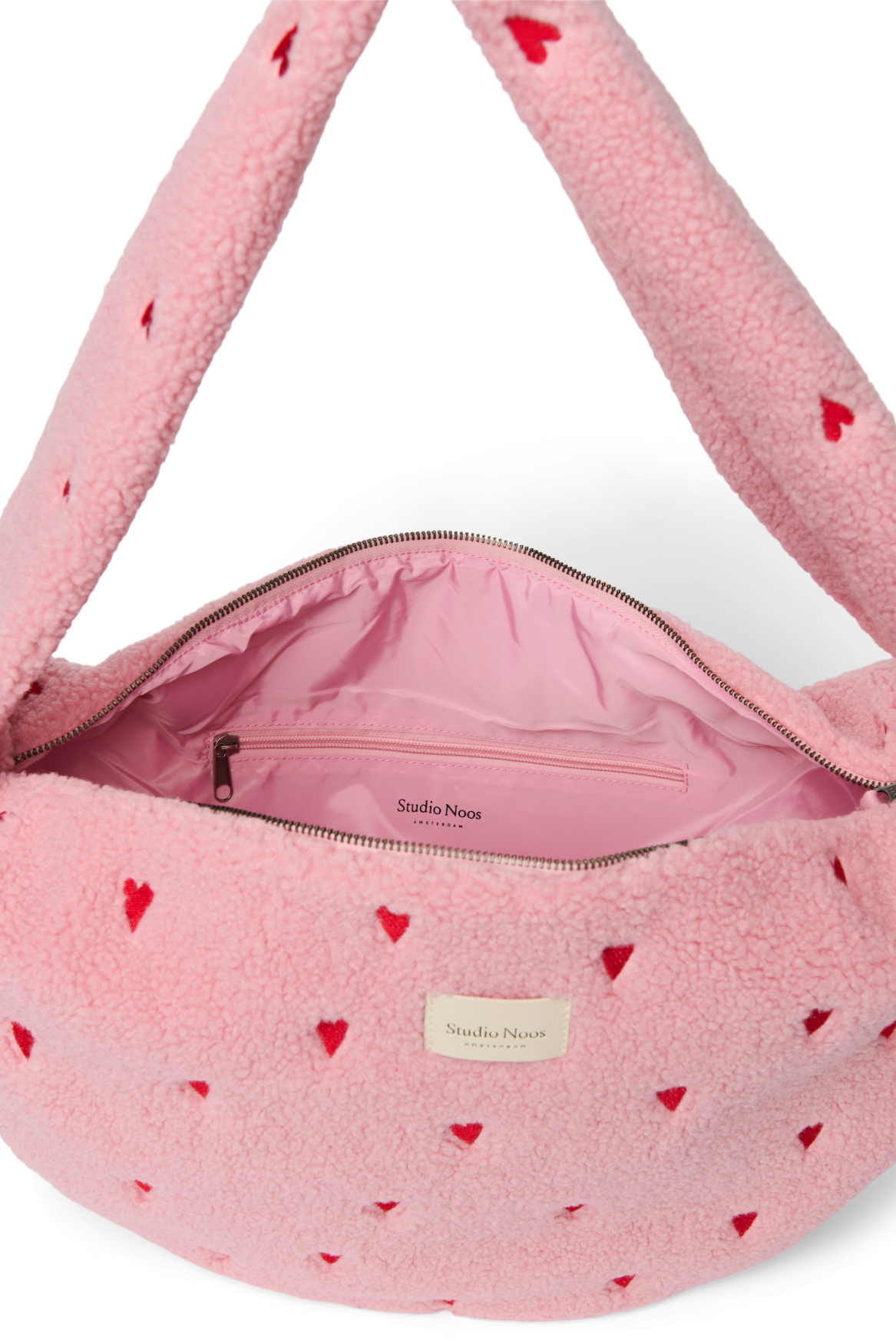 Studio Noos Teddy Cross Body Bag Umhängetasche Hellrosa Hearts