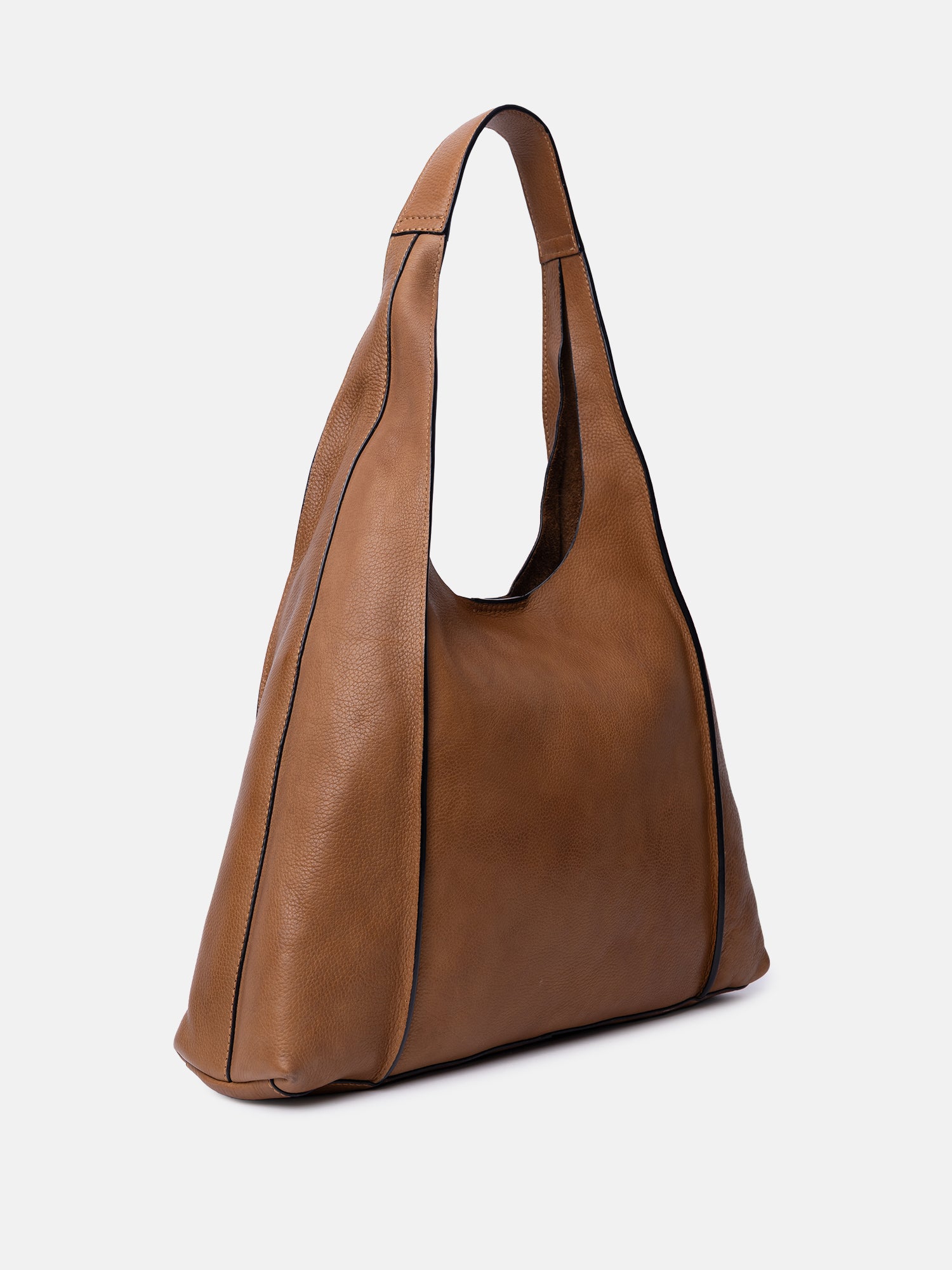 RE:DESIGNED Siv Small Schultertasche Tan Leder