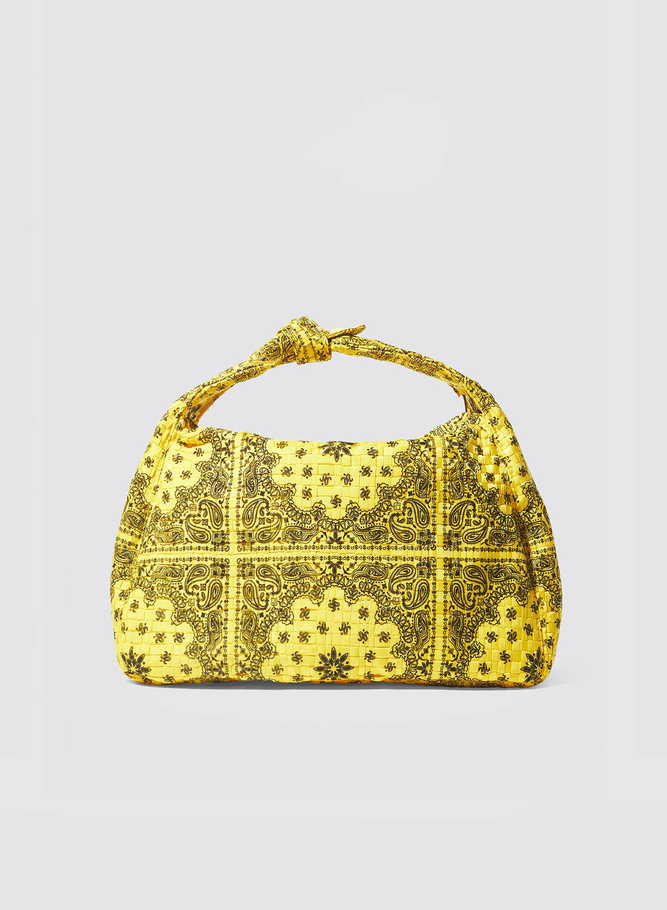 Maria la Rosa Bandana Bound Tasche Weiß bedruckt