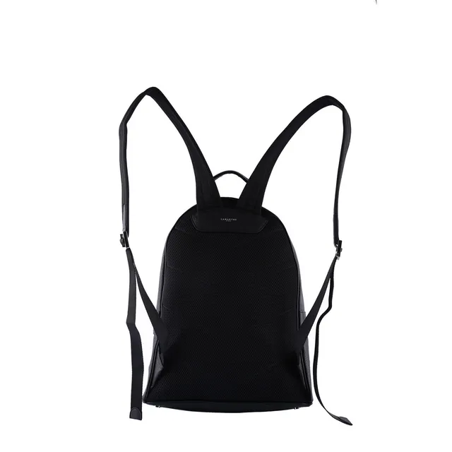 Lamarthe Free Rucksack Schwarz Spaltleder 30x40 cm