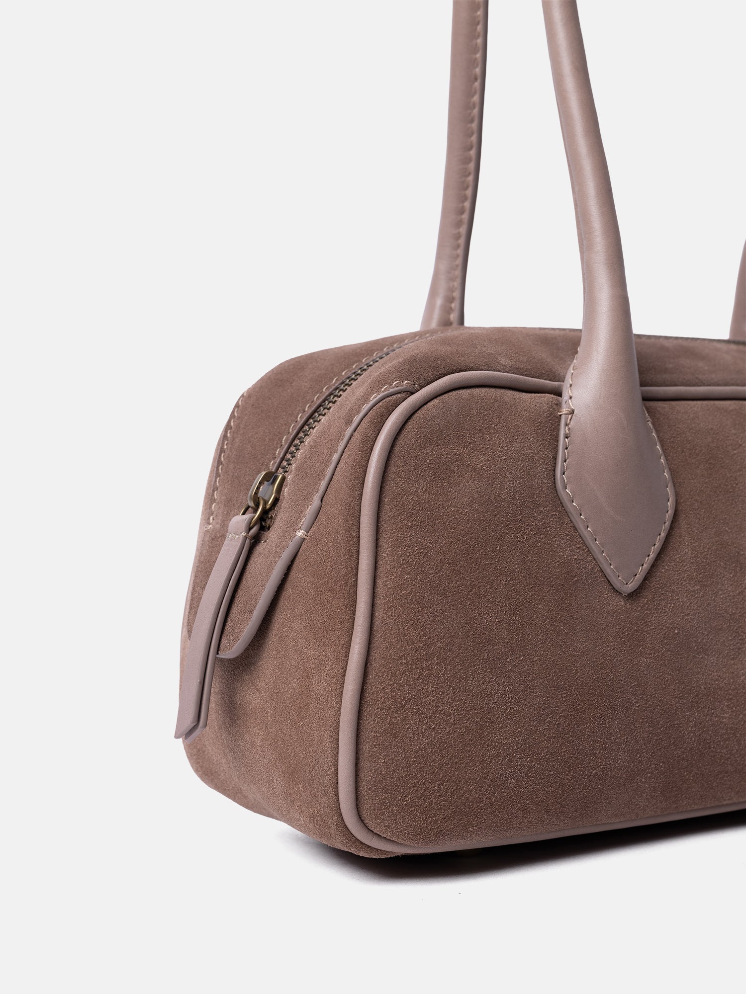 RE:DESIGNED Solin Small Handtasche Grau Vollleder