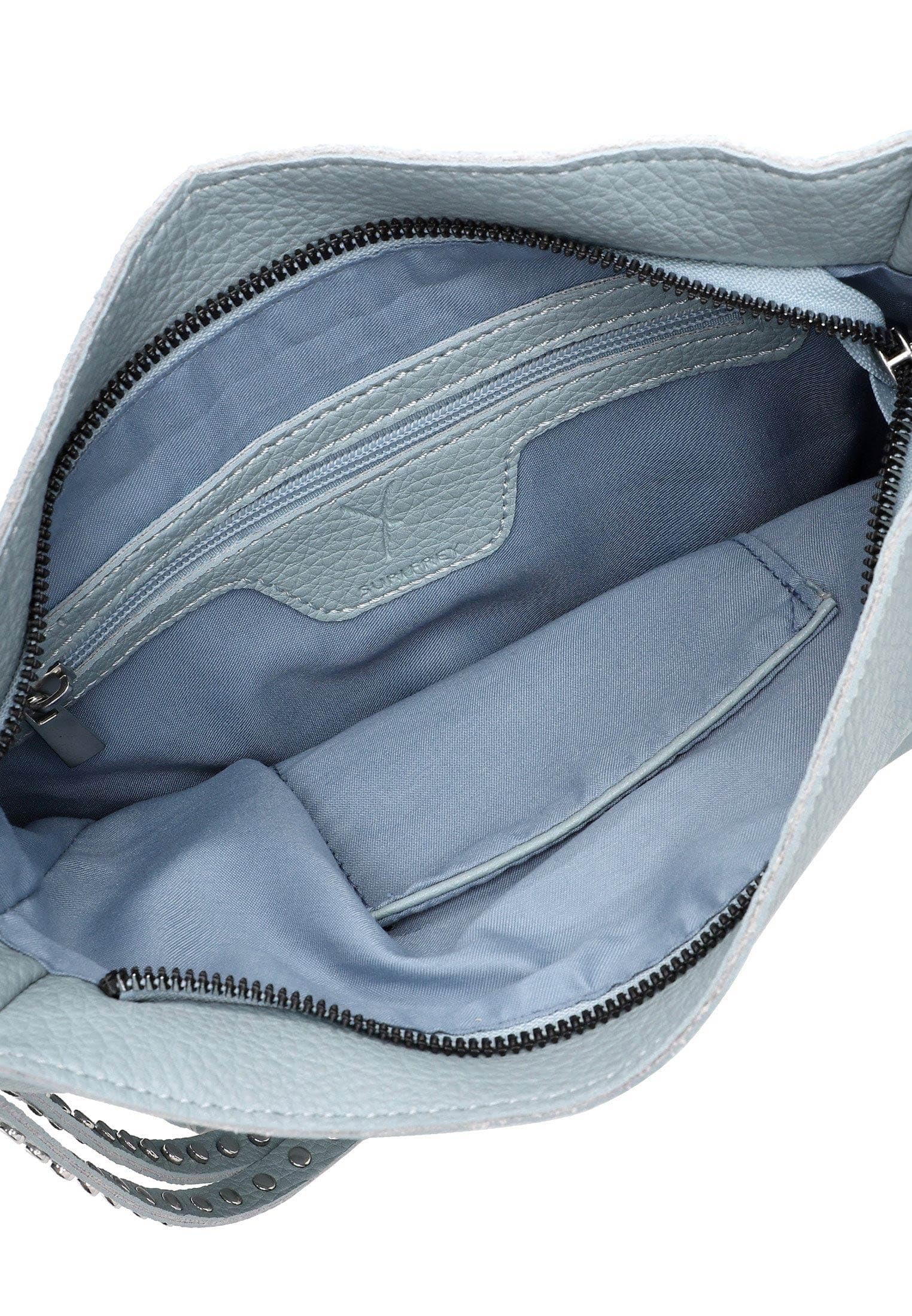 SURI FREY Franzy Crossover Bag Umhängetasche Crystal Blue
