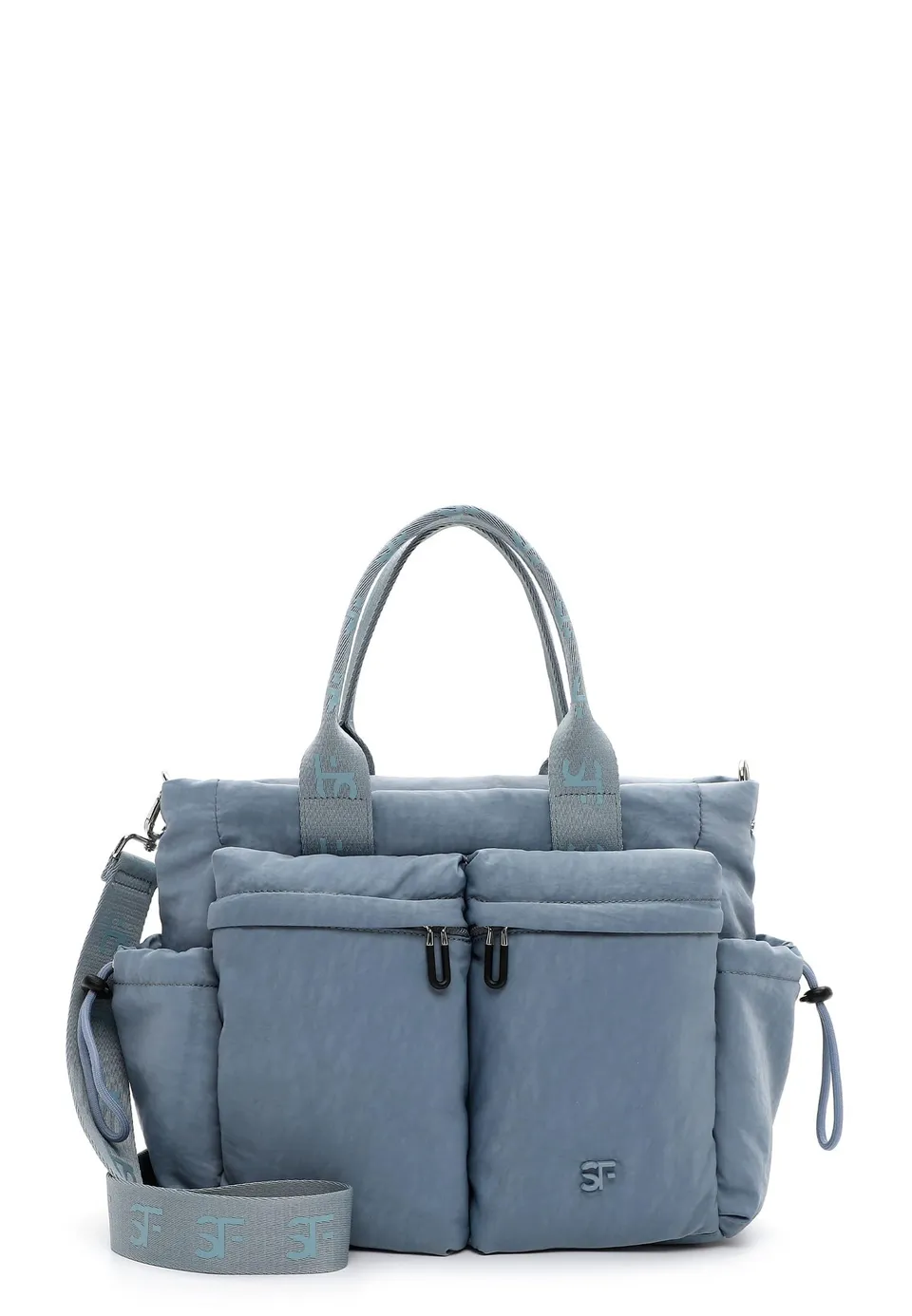 SURI FREY Abby Umhängetasche Denim mit Fächern