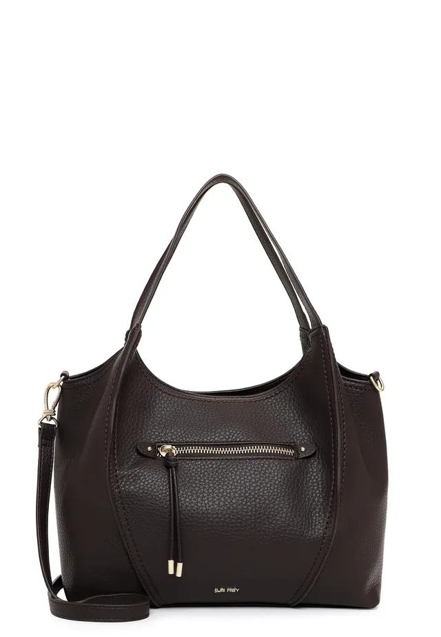 SURI FREY SFY Soey 17355 Shopper Braun mit Reissverschluss