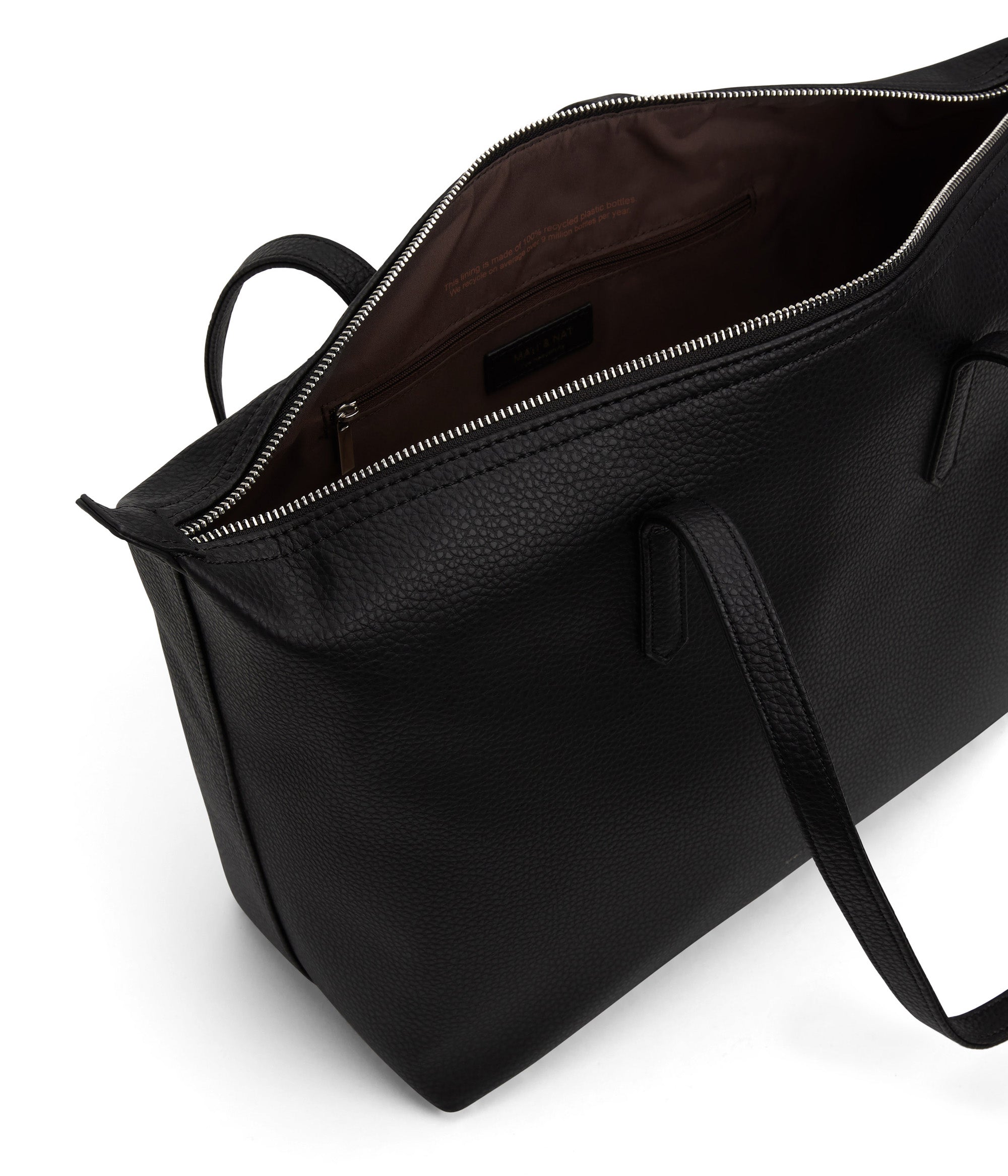Matt & Nat Purity ABBI Shopper Schwarz Reissverschluss