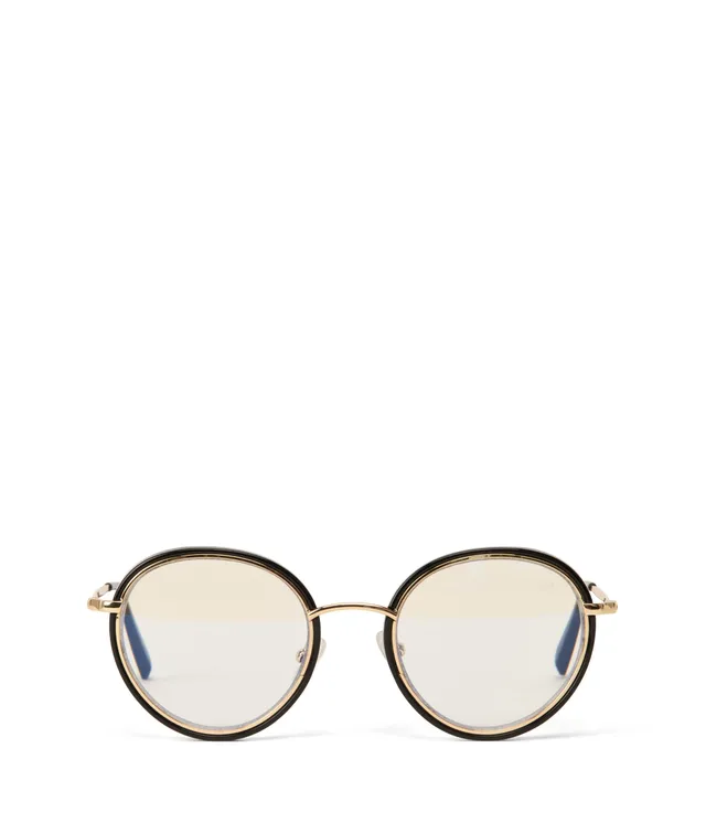Matt & Nat Ayme-3 Lesebrille Rund Schwarz Stärke 2,0 Blaulicht