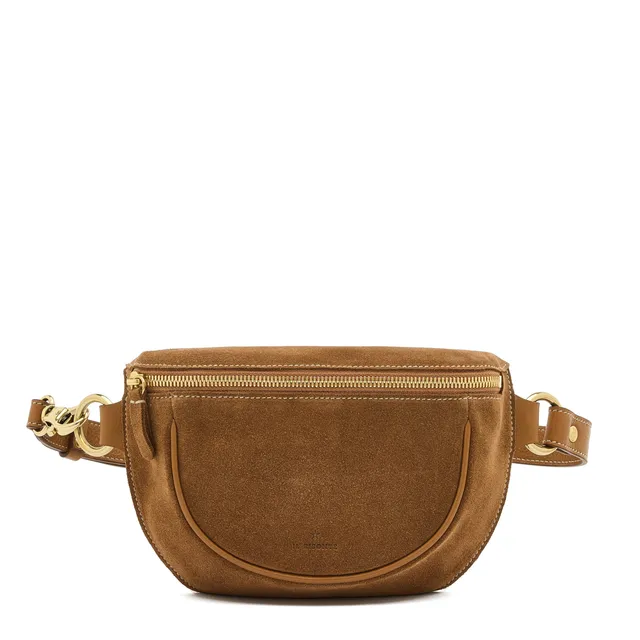 Il Bisonte Oliveta Gürteltasche Gianduia Suede