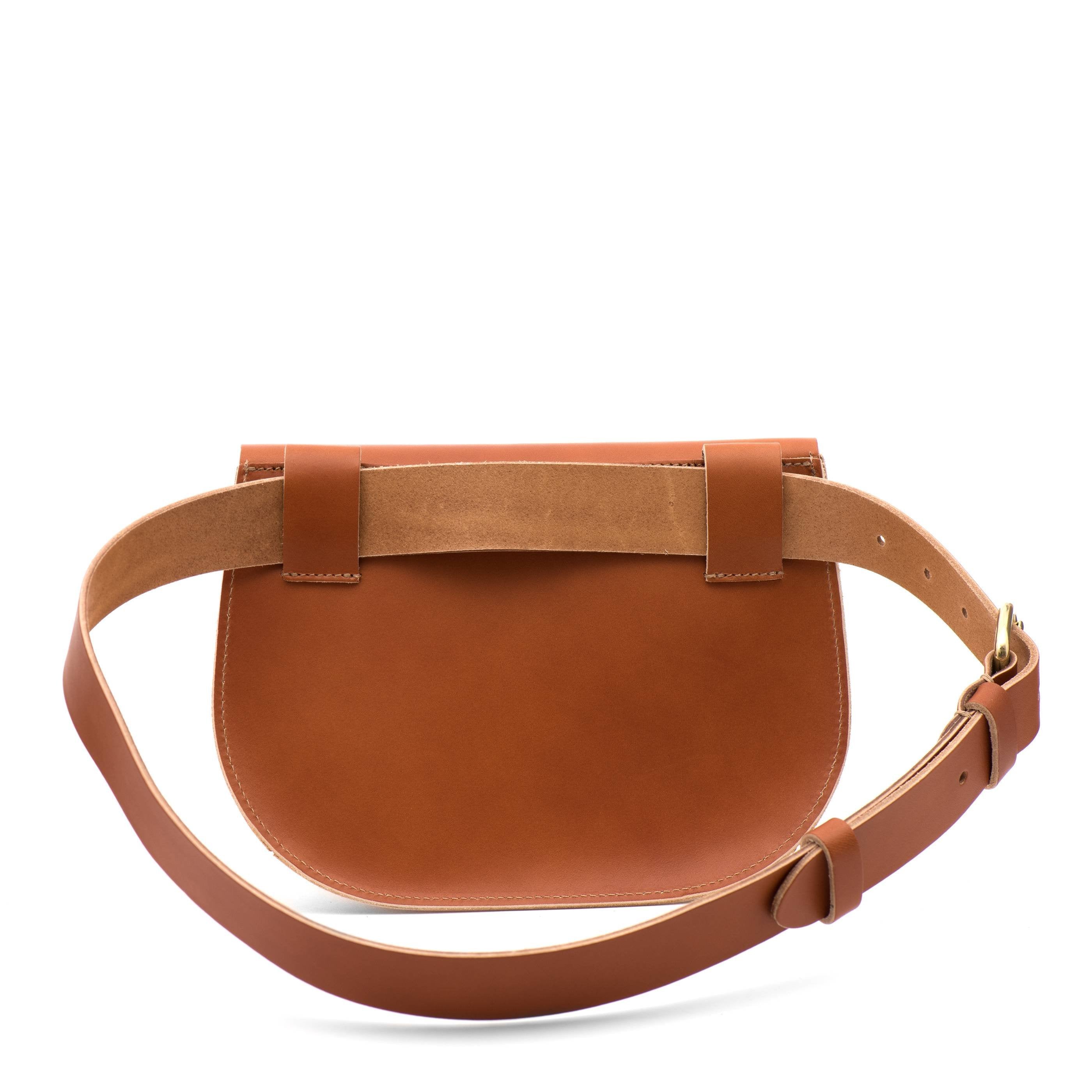 Il Bisonte Parione Gürteltasche karamell Vollleder