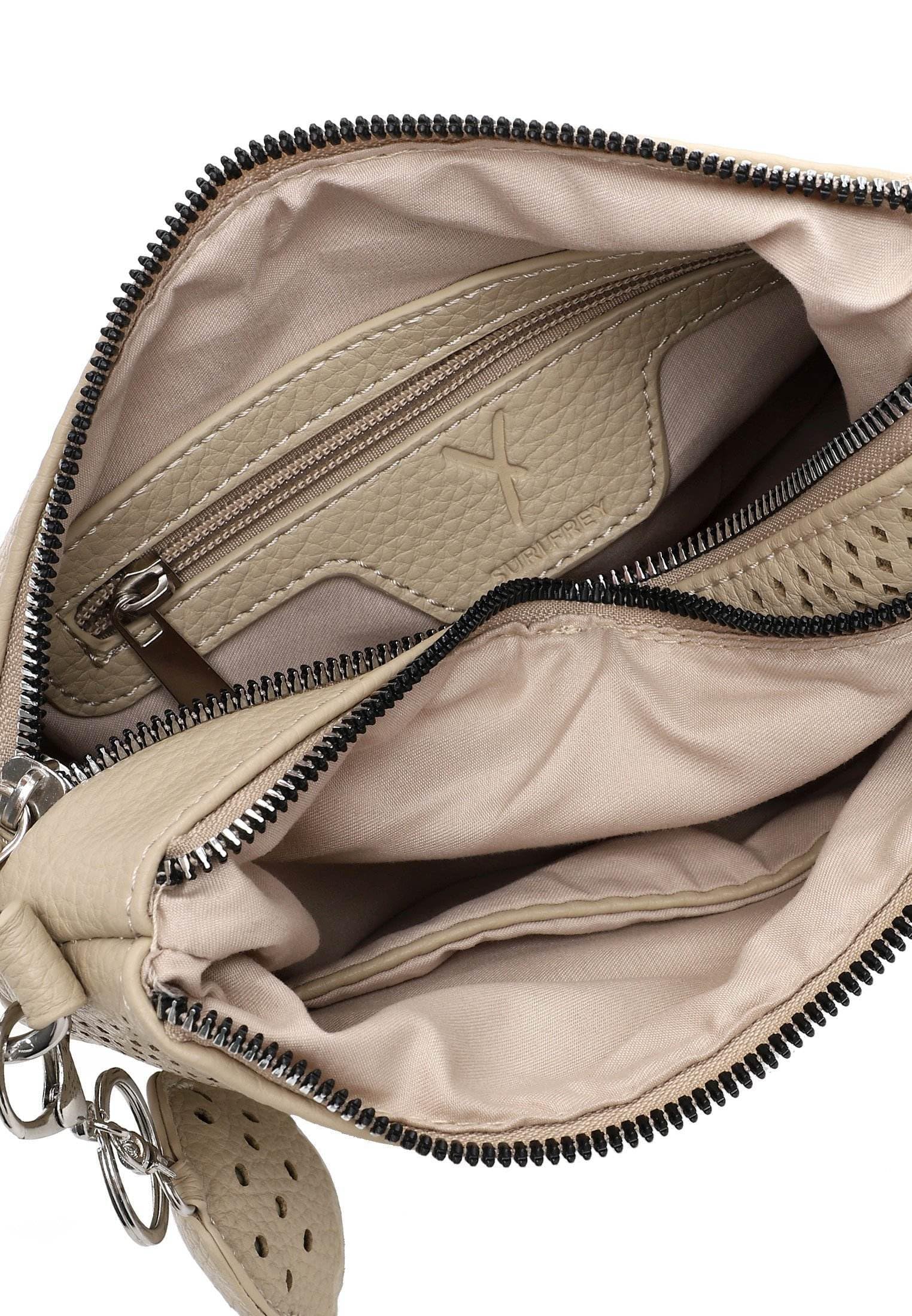 SURI FREY SFY Cilly Umhängetasche Beige 2 Fächer