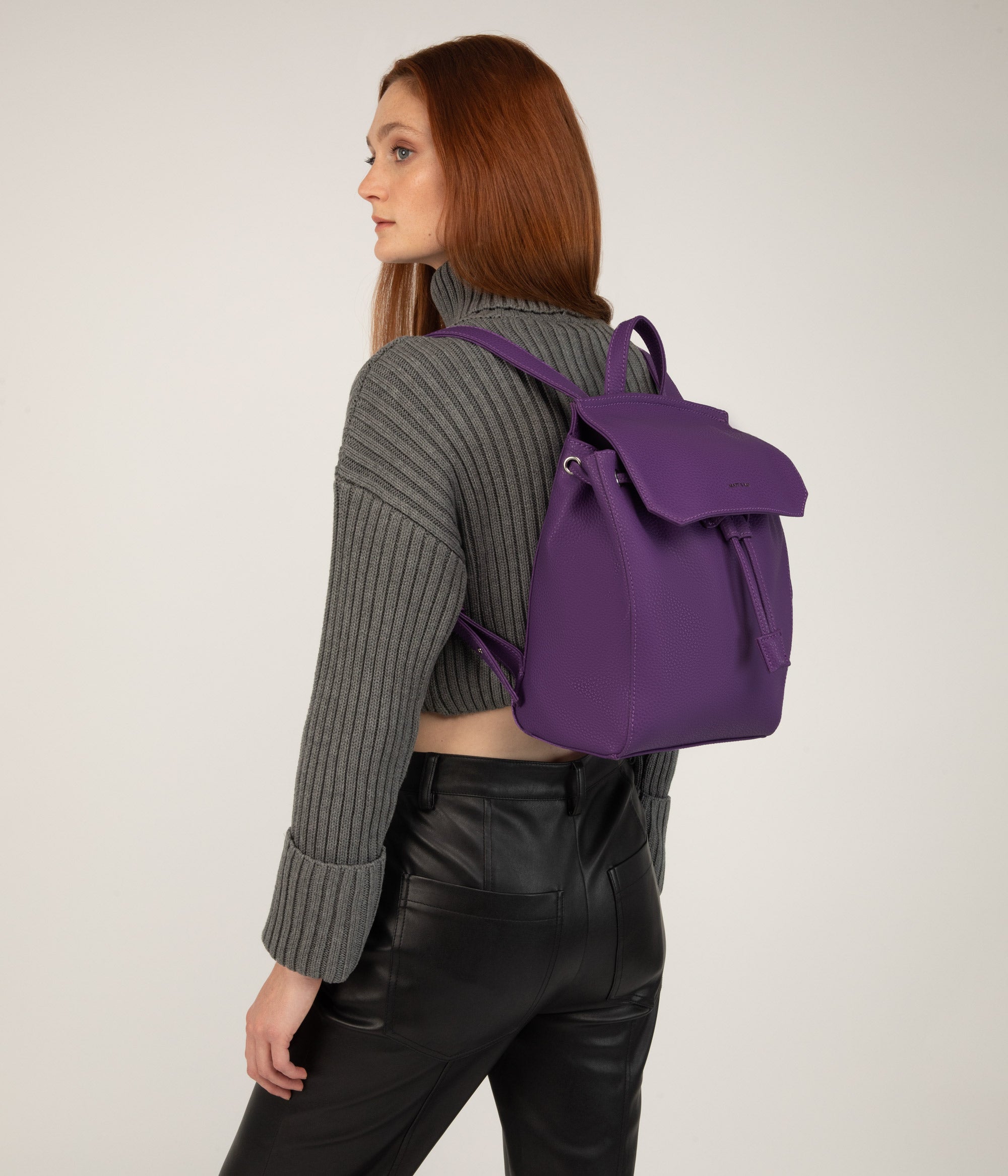 Matt & Nat Purity MUMBAI MED Rucksack Schwarz recycelt