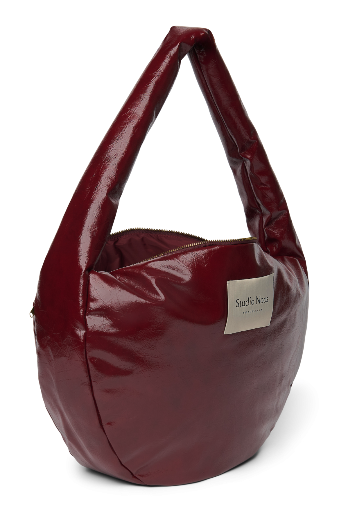 Studio Noos Vegan Leather Cross Body Bag Umhängetasche Burgundy