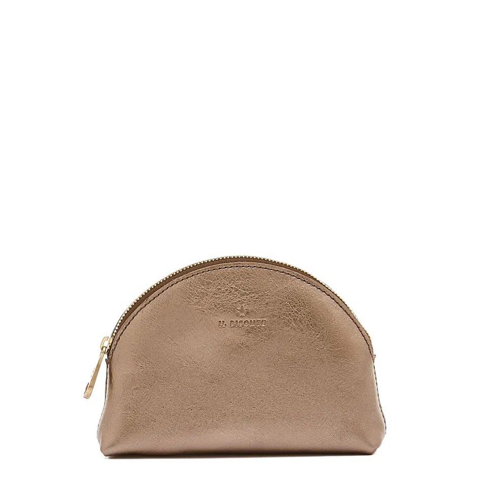Il Bisonte Bigallo Pouch Leder bronze metallic
