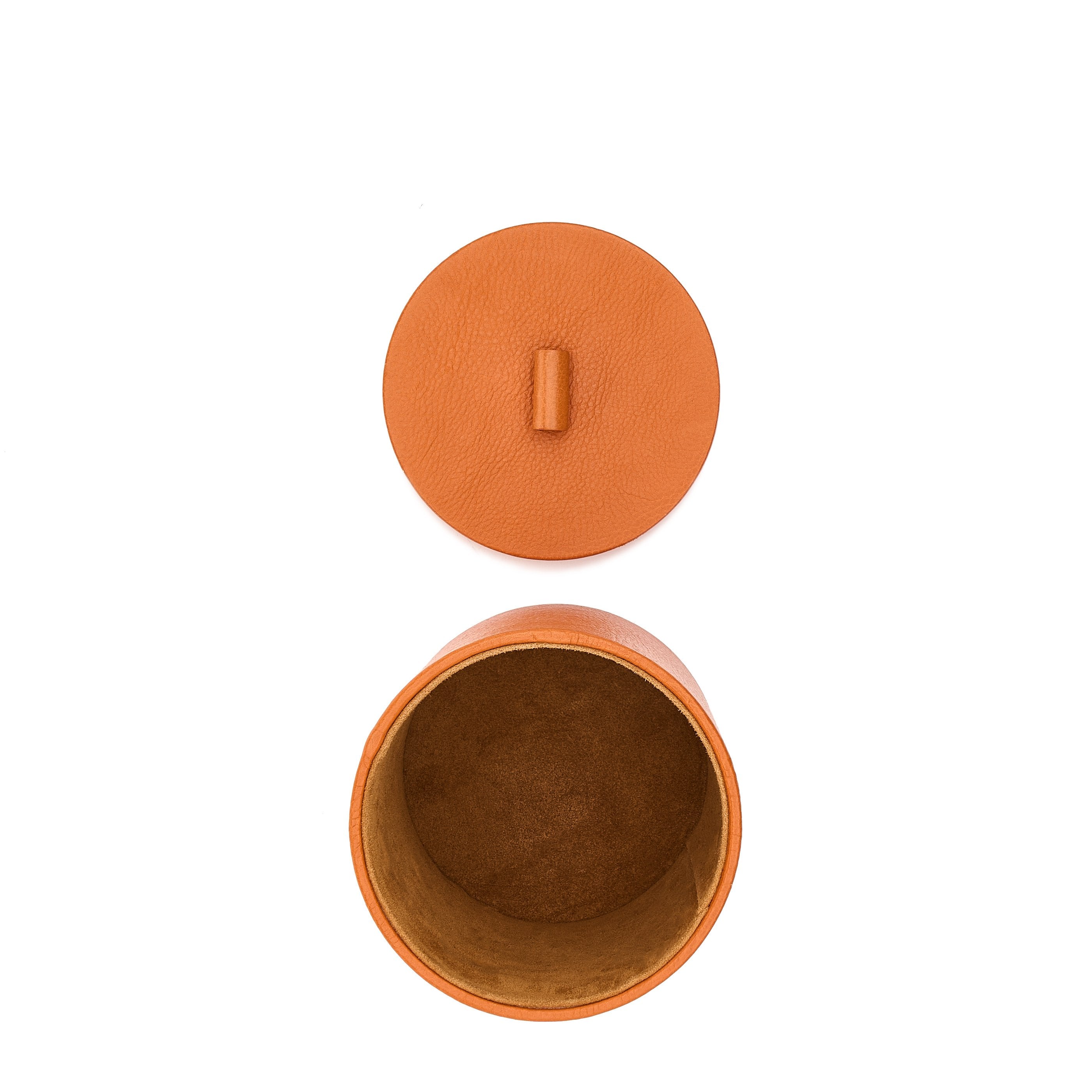 Il Bisonte Home Schmuckbox Karamell Leder Holz