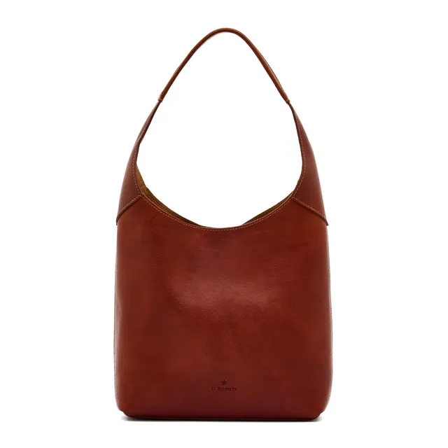 Il Bisonte Le Laudi Schultertasche Seppia Vollleder