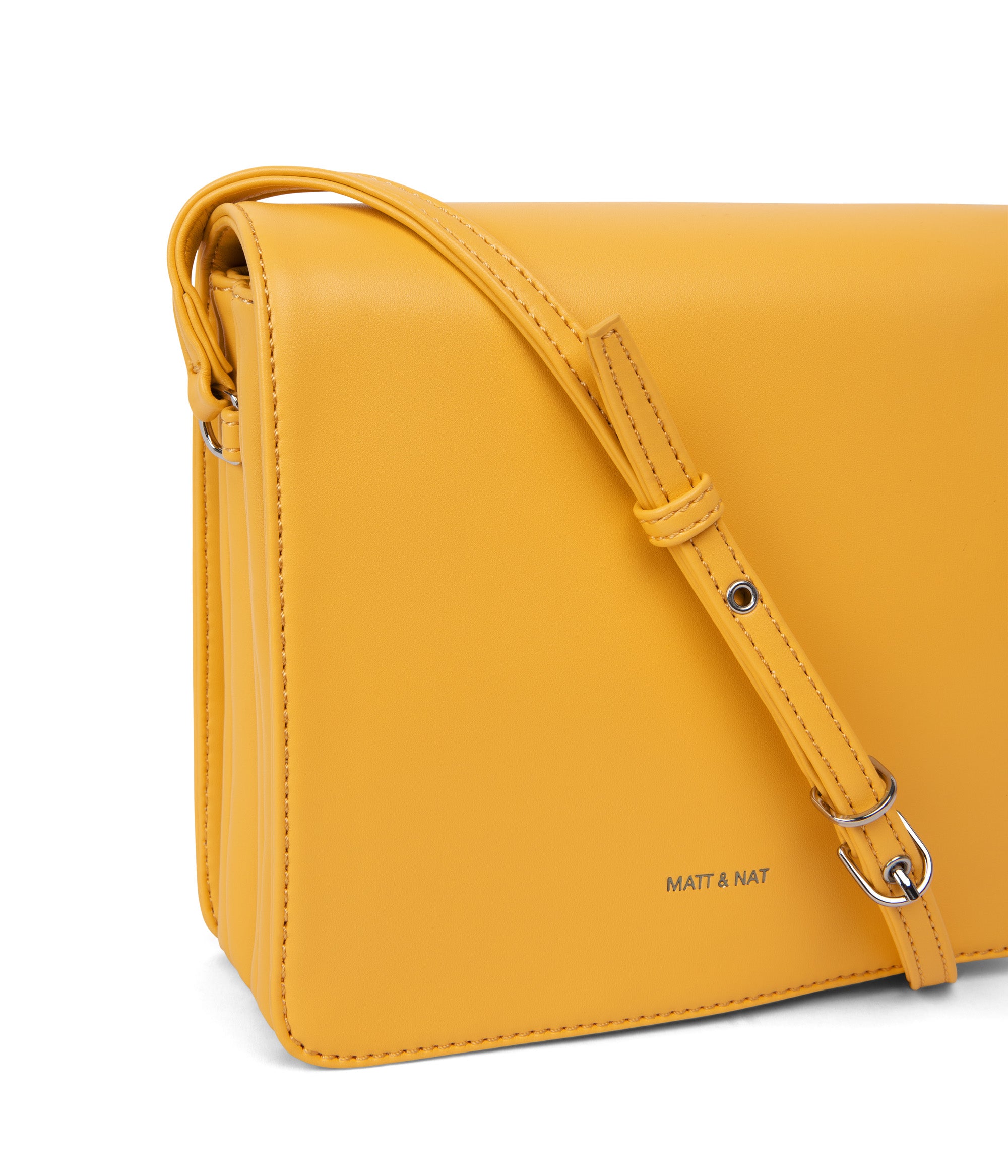 Matt & Nat Dover SM Umhängetasche citrine Loom vegan