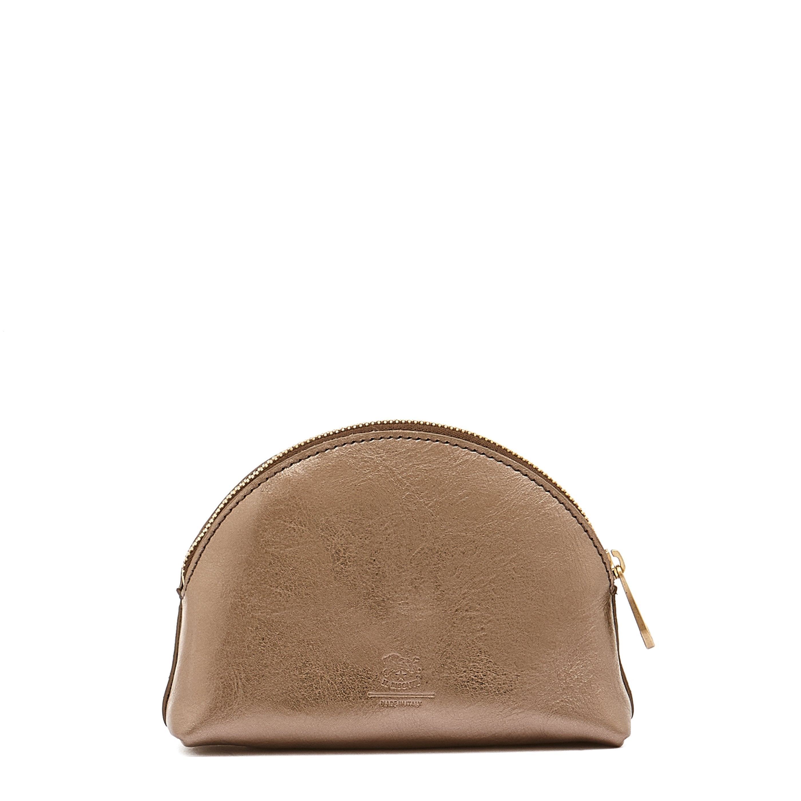 Il Bisonte Bigallo Pouch Leder bronze metallic