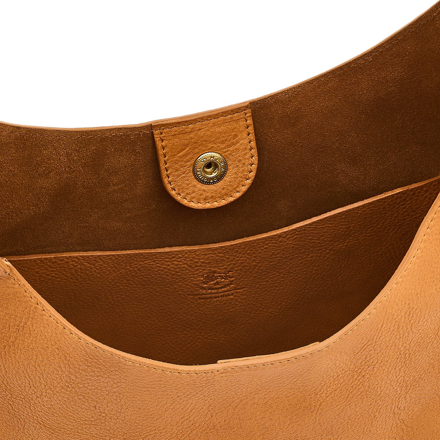 Il Bisonte Le Laudi Schultertasche natur Vollleder