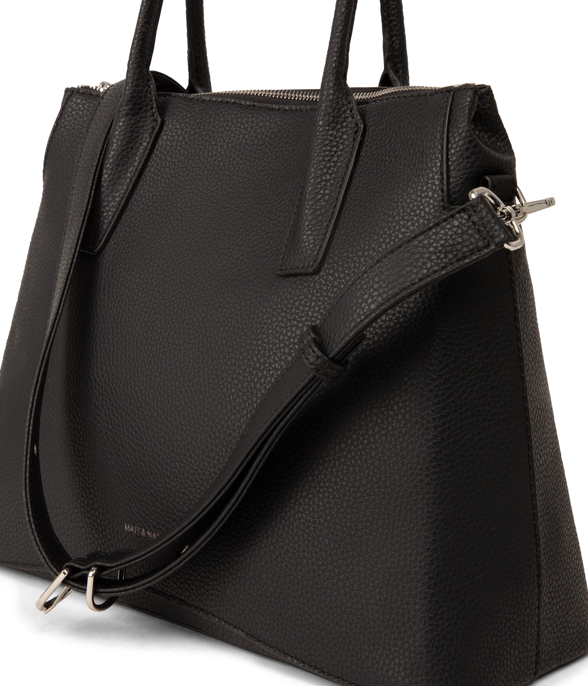 Matt & Nat Nevadal Satchel 13 Zoll schwarz