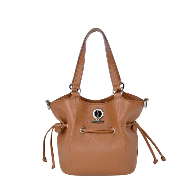 Lamarthe Paris Handtasche S Vollleder cognac