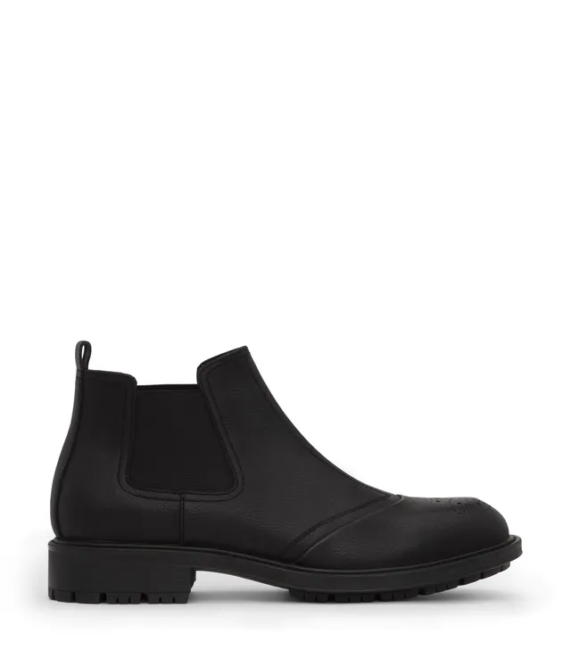 Matt & Nat Leo Herren Boots Schwarz vegan
