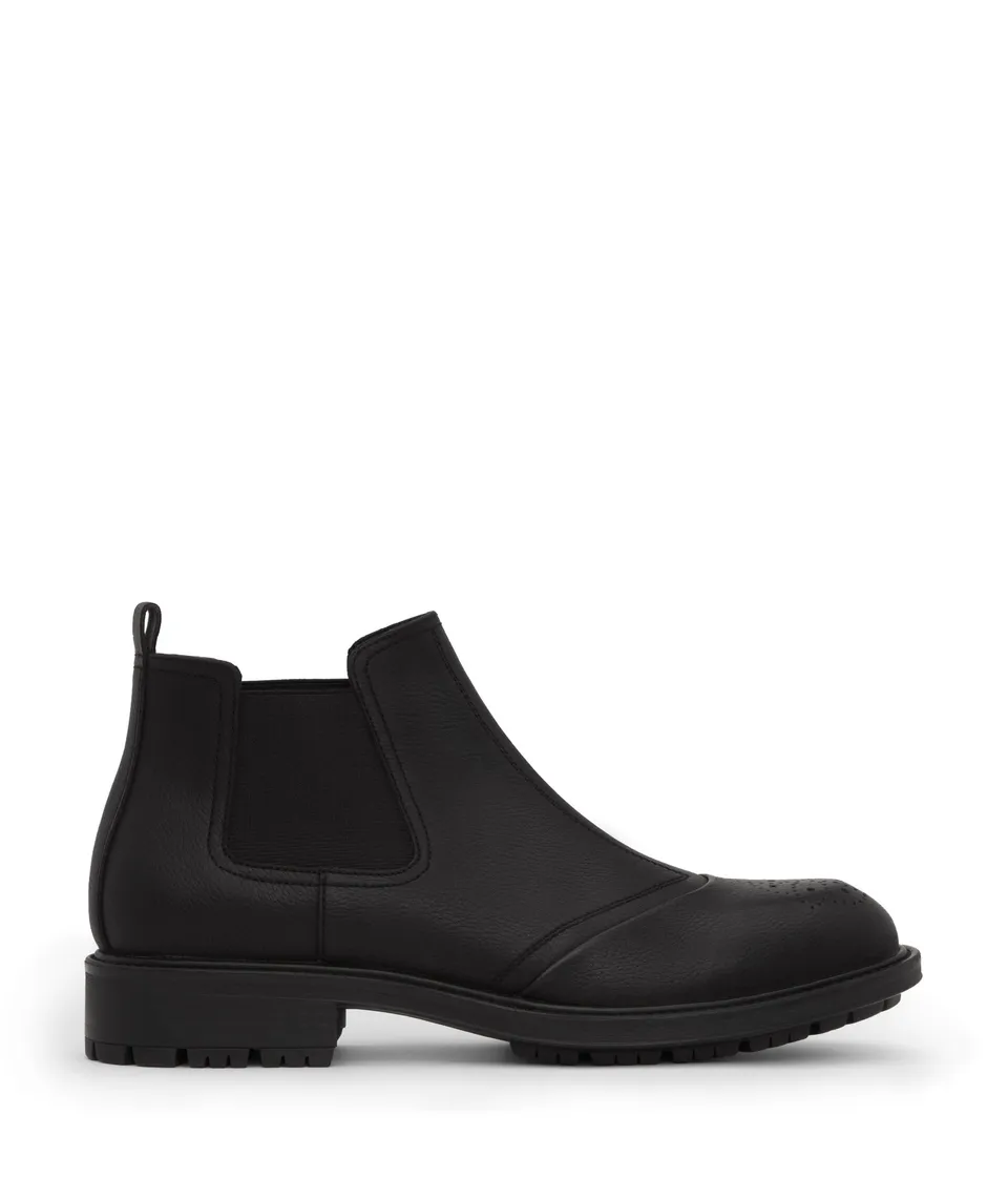 Matt & Nat Leo Herren Boots Schwarz vegan
