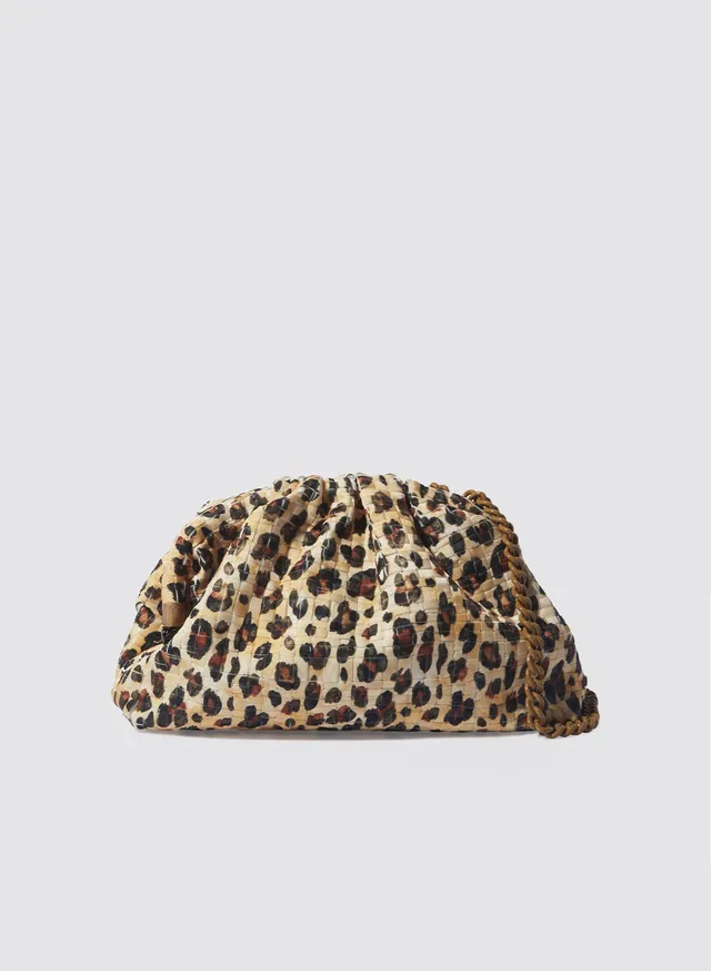 Maria la Rosa Savana Game Bag Clutch Leo 30cm