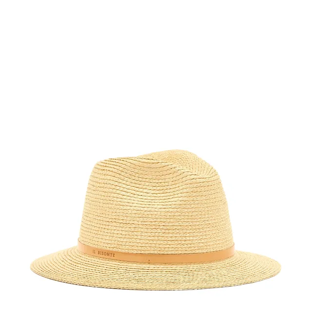 Il Bisonte Raffia Hut Natur Strohhut 55-56 Unisex