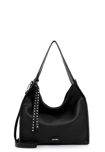 SURI FREY Franzy Hobo Bag M Schultertasche Schwarz A4