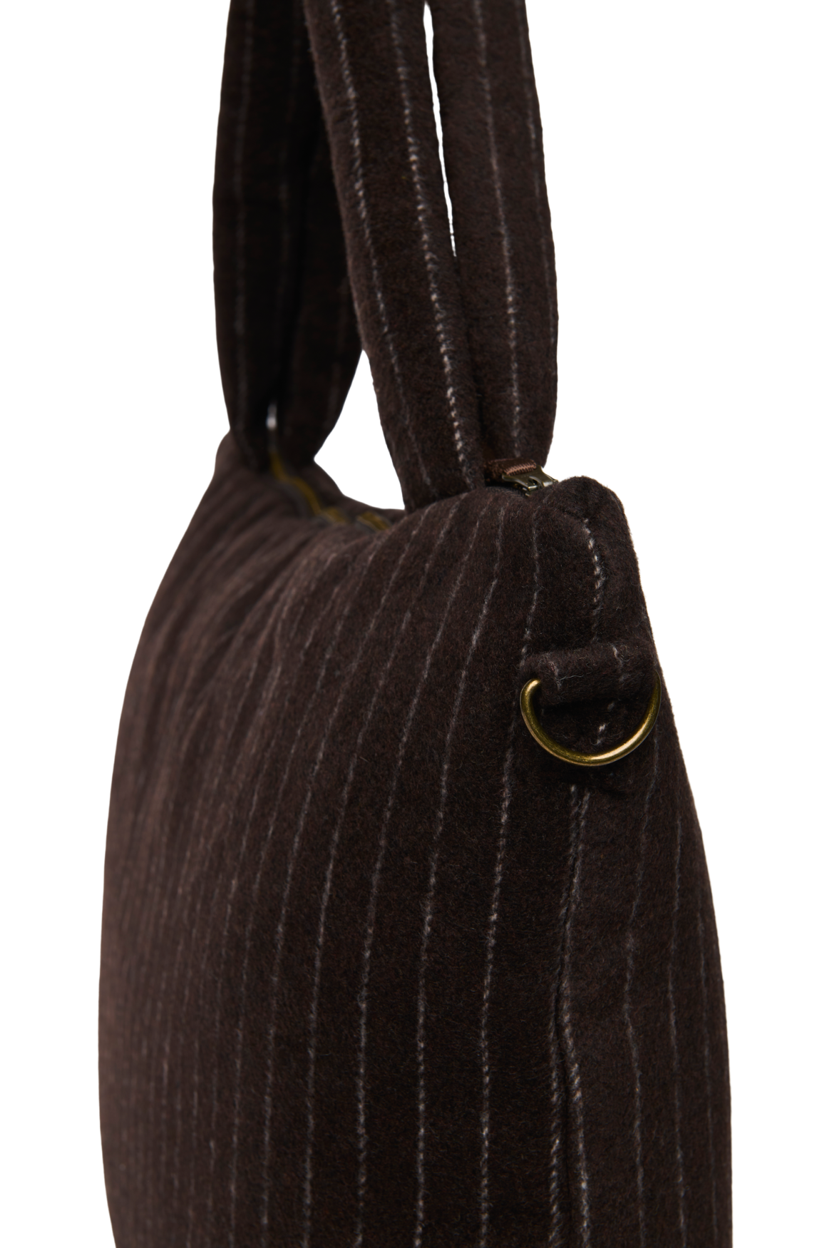 Studio Noos Flannel Wickeltasche Braun Chalkstripe