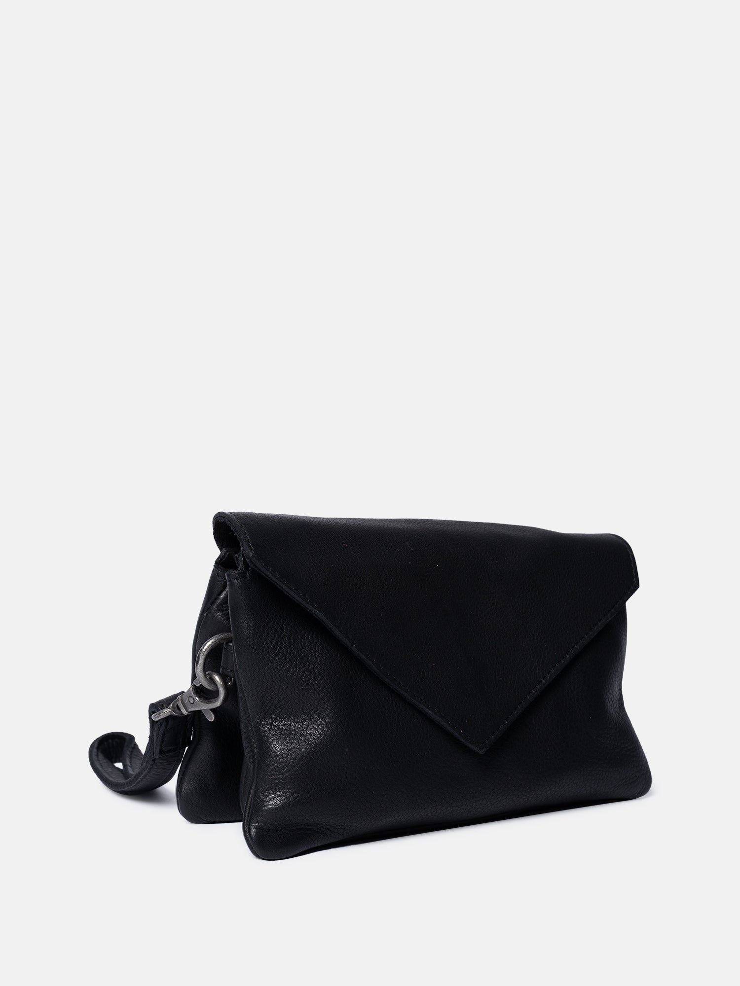 RE:DESIGNED Claire Soft Umhängetasche Schwarz Vollleder