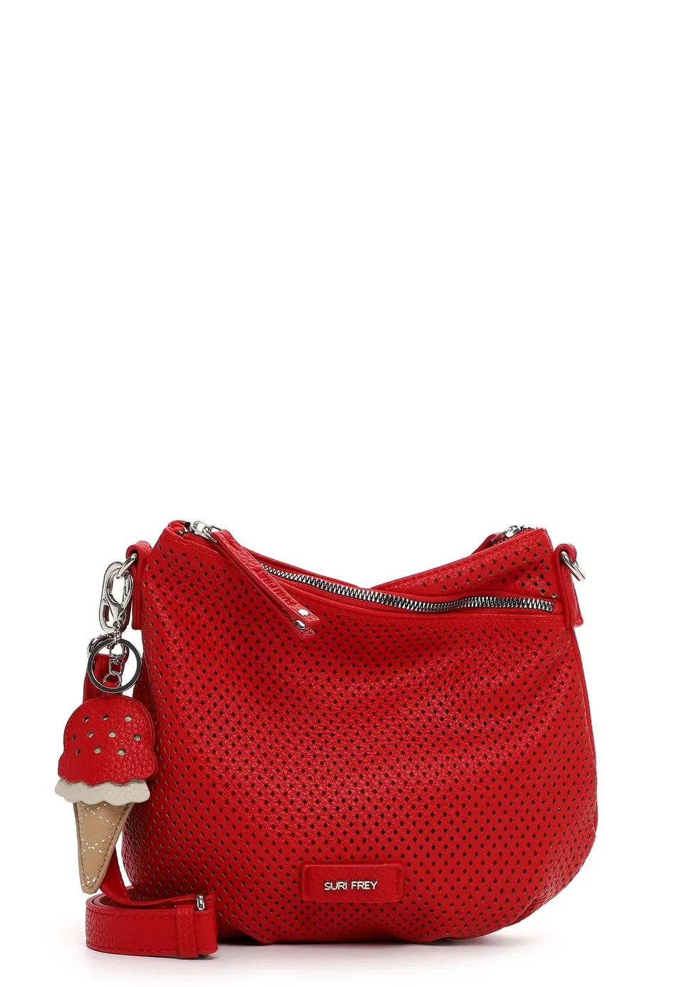 SURI FREY Cilly Crossover Bag Umhängetasche rot 2-Fach