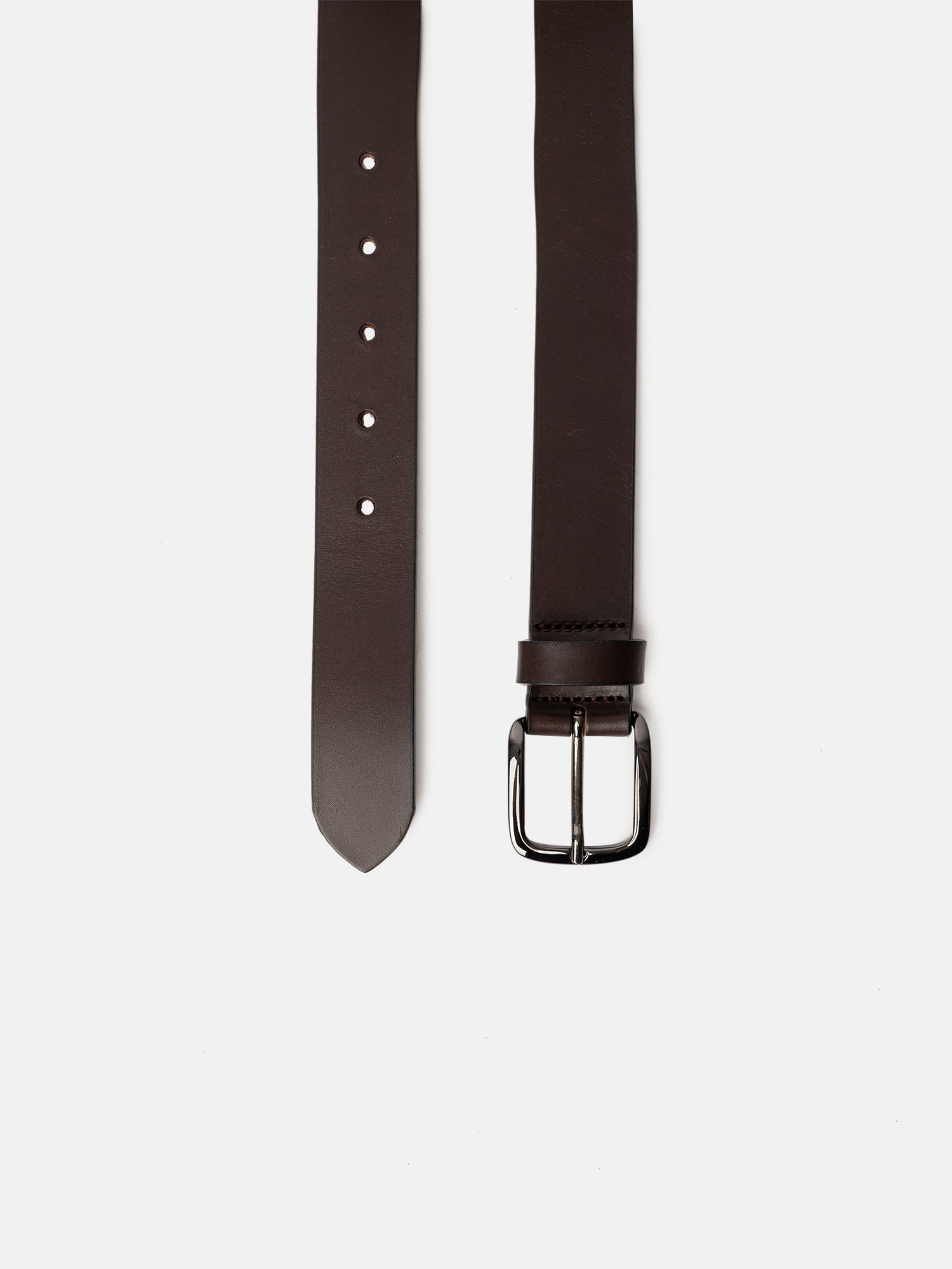 RE:DESIGNED Hana Gürtel Dark Brown Vollleder 3cm