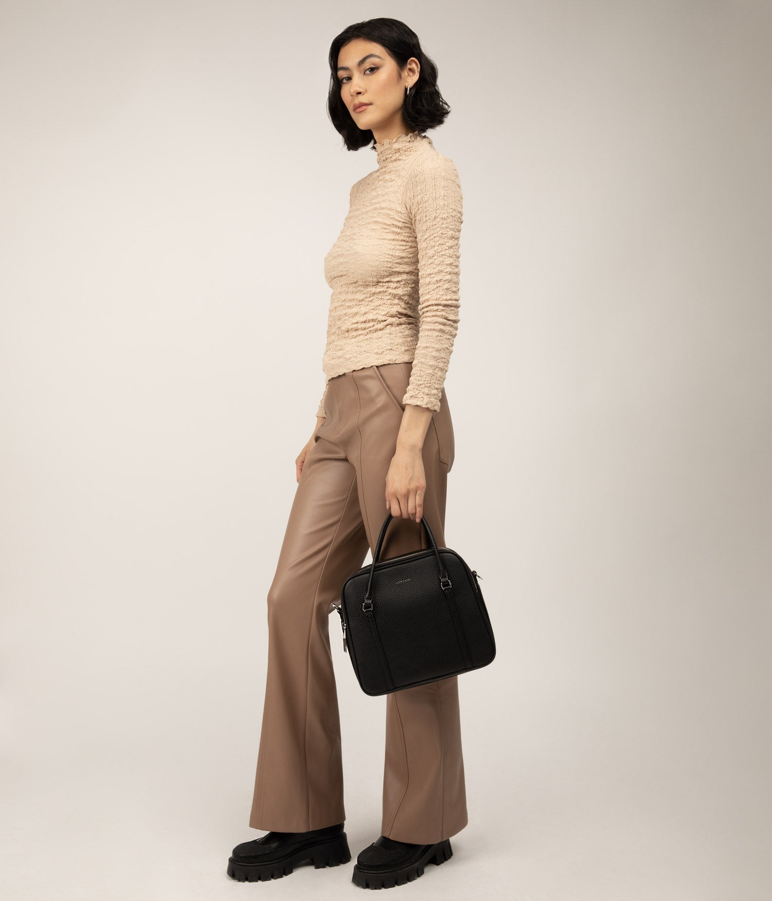 Matt & Nat Purity SABBILG Handtasche Schwarz vegan